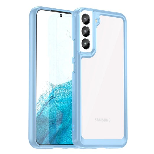 Outer Space Case for Samsung Galaxy S23 cover with a flexible frame blue_0