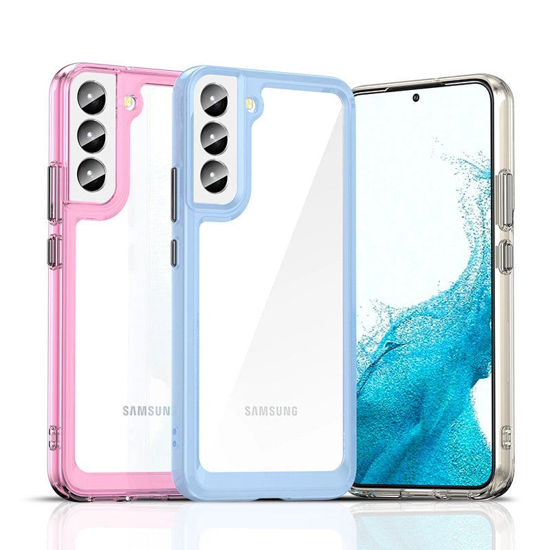 Outer Space Case for Samsung Galaxy S23 cover with a flexible frame blue_9
