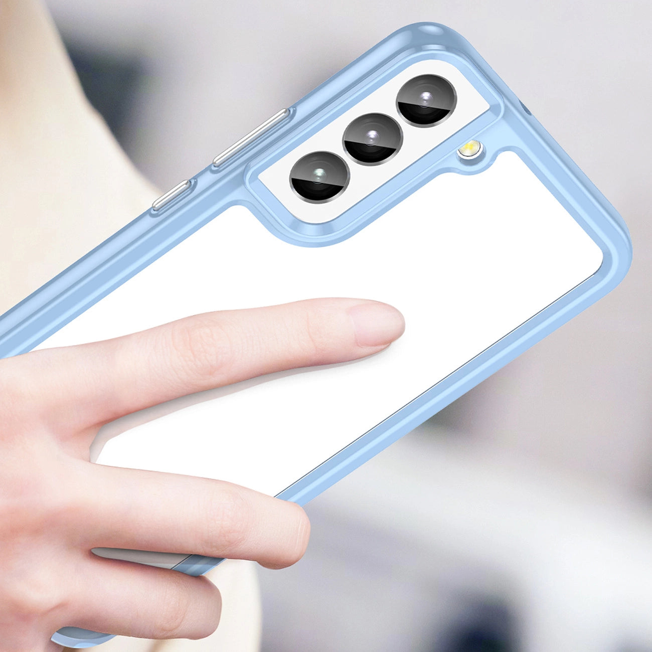 Outer Space Case for Samsung Galaxy S23 cover with a flexible frame blue_5