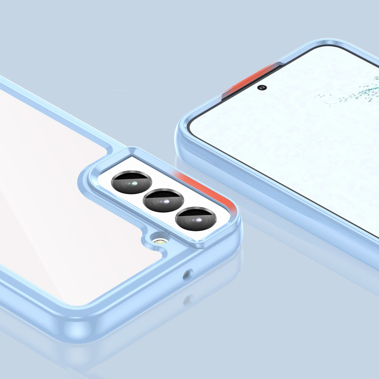 Outer Space Case for Samsung Galaxy S23 cover with a flexible frame blue_6