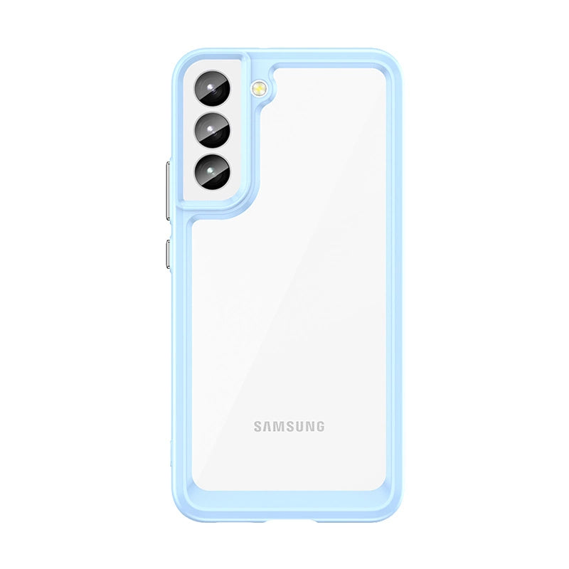 Outer Space Case for Samsung Galaxy S23 cover with a flexible frame blue_2