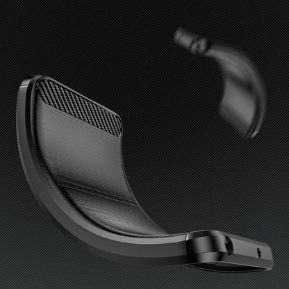 Carbon Case cover for Nokia G400 flexible silicone carbon cover black_4