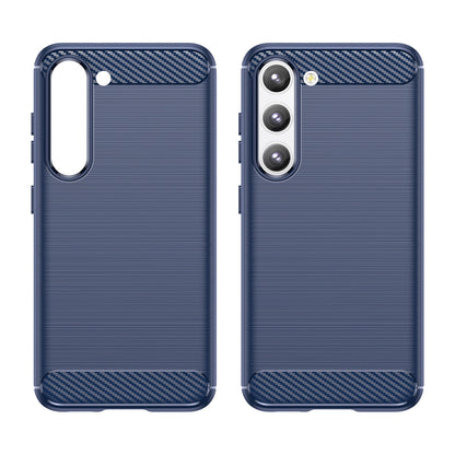 Carbon Case for Samsung Galaxy S23 flexible silicone carbon cover blue_2