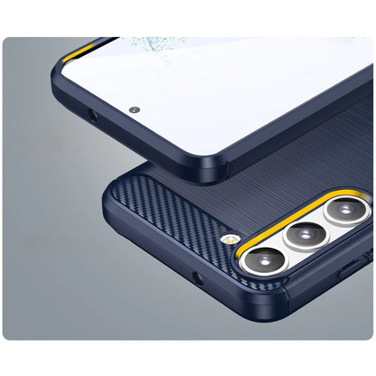 Carbon Case for Samsung Galaxy S23 flexible silicone carbon cover blue_7