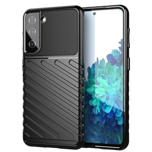 Thunder Case case for Samsung Galaxy S23+ silicone armor case black_0