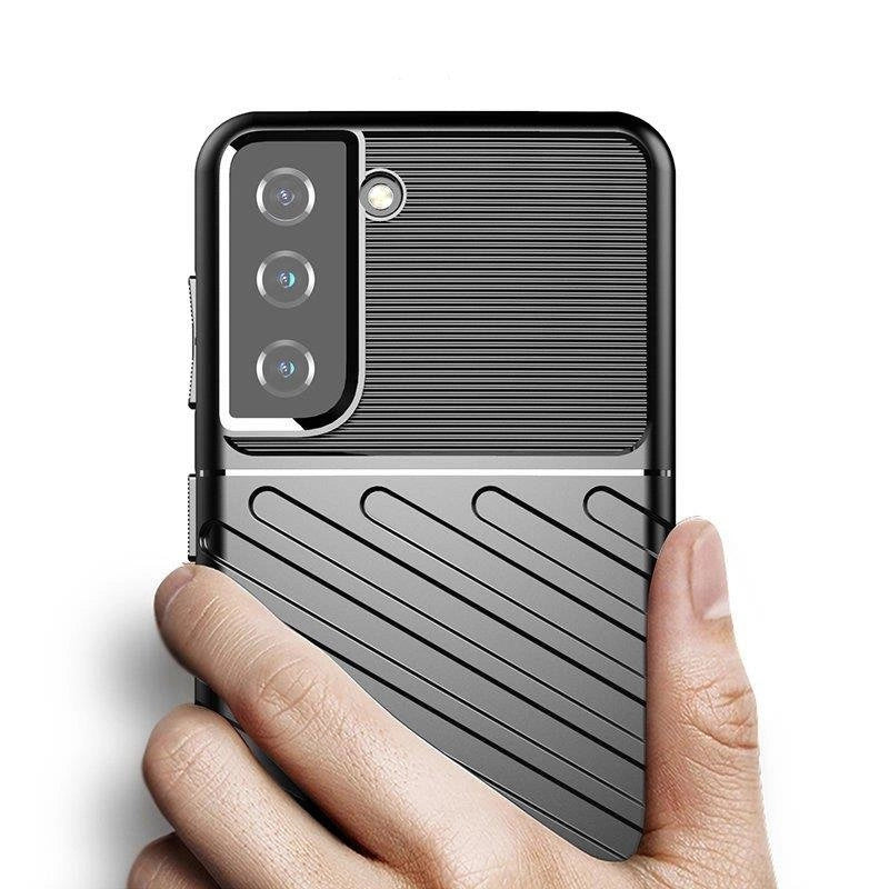 Thunder Case case for Samsung Galaxy S23+ silicone armor case black_1