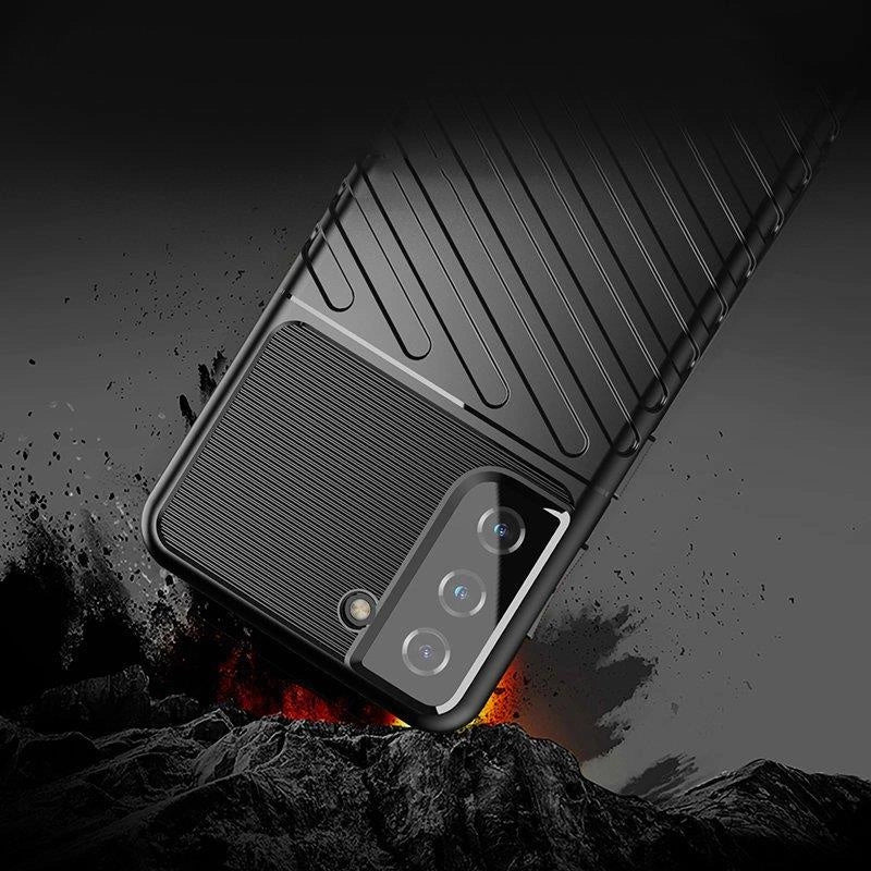 Thunder Case case for Samsung Galaxy S23+ silicone armor case black_2