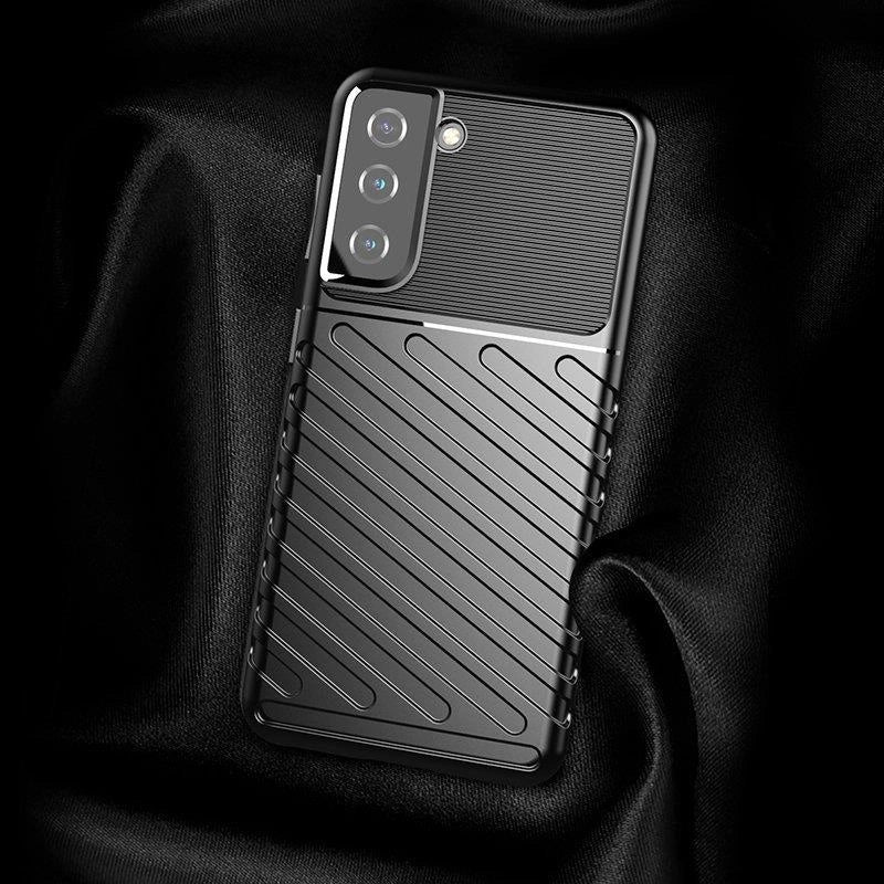 Thunder Case case for Samsung Galaxy S23+ silicone armor case black_3