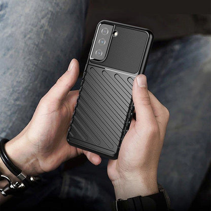 Thunder Case case for Samsung Galaxy S23+ silicone armor case black_6