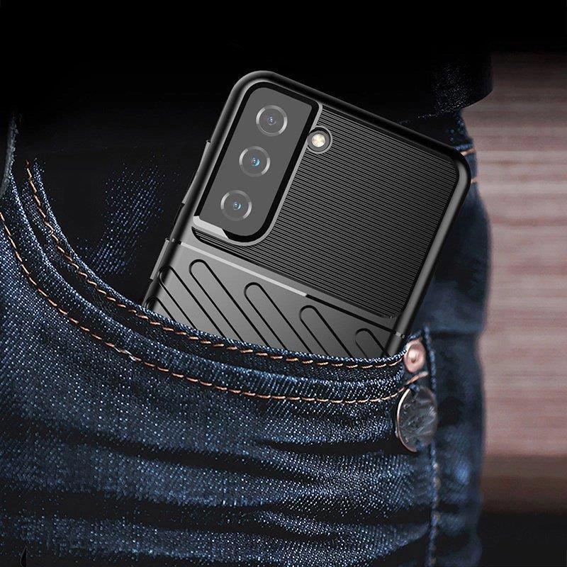 Thunder Case case for Samsung Galaxy S23+ silicone armor case black_7