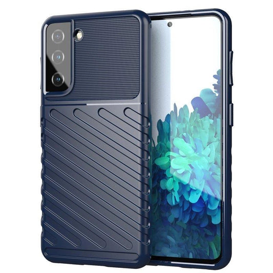 Thunder Case for Samsung Galaxy S23, silicone, armored cover, blue_0