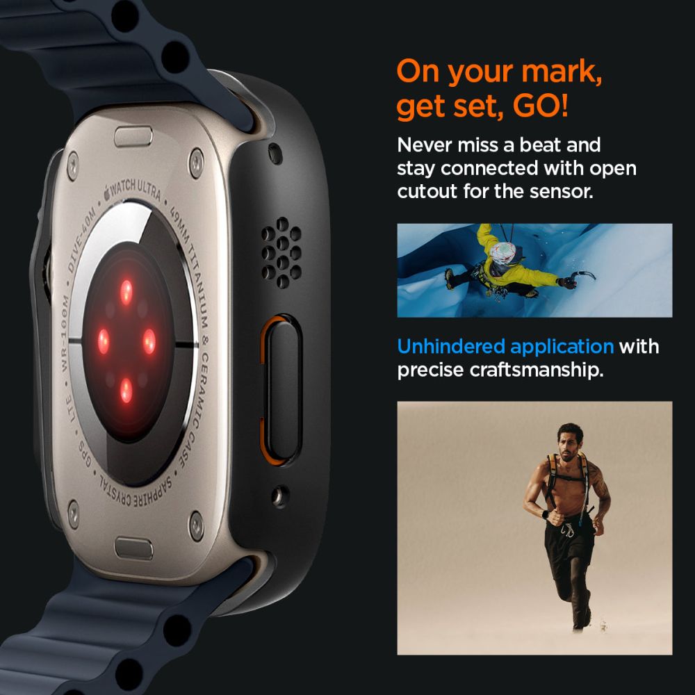 Spigen Thin Fit 360 Case for Apple Watch Ultra (49mm) - Black_24