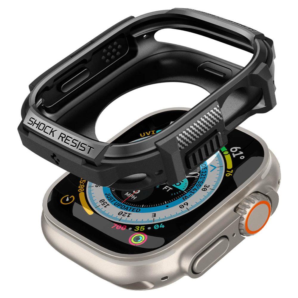 Spigen Rugged Armor Case for Apple Watch Ultra (49mm) - Matte Black_6