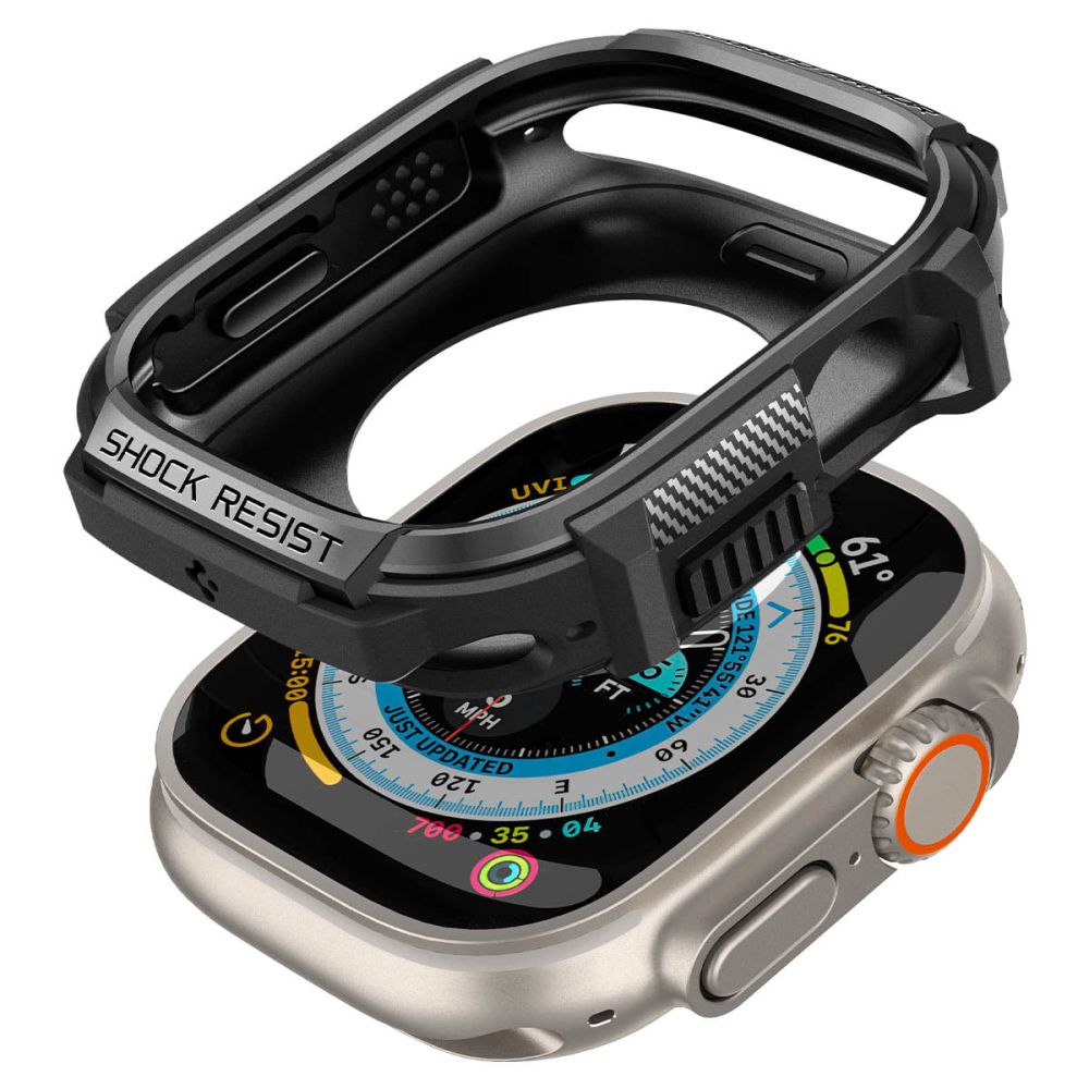 Spigen Rugged Armor Case for Apple Watch Ultra (49mm) - Matte Black_20