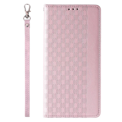 Magnet Strap Case for Samsung Galaxy S23+ Flip Wallet Mini Lanyard Stand Pink_4