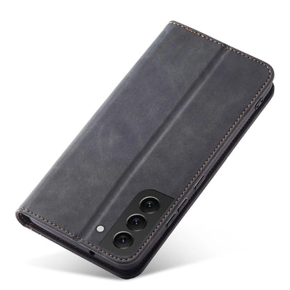 Magnet Fancy Case for Samsung Galaxy S23+ flip cover wallet stand black_4
