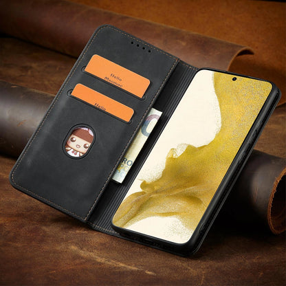 Magnet Fancy Case for Samsung Galaxy S23+ flip cover wallet stand black_8