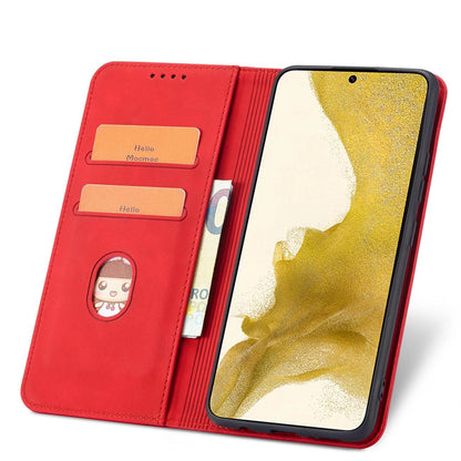 Magnet Fancy Case for Samsung Galaxy S23+ flip cover wallet stand red_4
