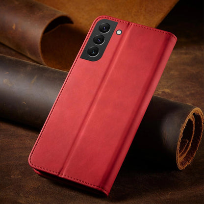 Magnet Fancy Case for Samsung Galaxy S23+ flip cover wallet stand red_8