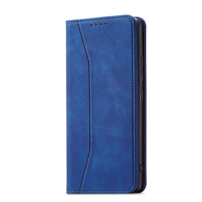 Magnet Fancy Case for Samsung Galaxy S23 Ultra Cover with Flip Wallet Stand Blue_1