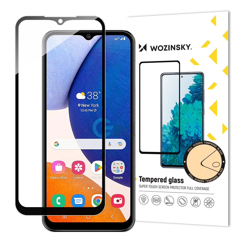 Wozinsky Full Glue Tempered Glass Samsung Galaxy A14 5G / A14 9H Full Screen Tempered Glass With Black Frame_0