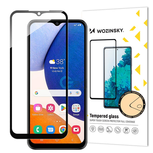 Wozinsky Full Glue Tempered Glass Samsung Galaxy A14 5G / A14 9H Full Screen Tempered Glass With Black Frame_0