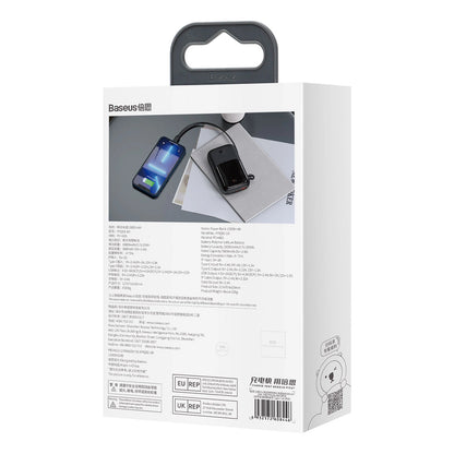 Powerbank 10000mAh 20W Baseus Qpow Pro Overseas Edition + USB C 3A Cable - Black_5