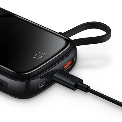 Powerbank 10000mAh 20W Baseus Qpow Pro Overseas Edition + USB C 3A Cable - Black_14