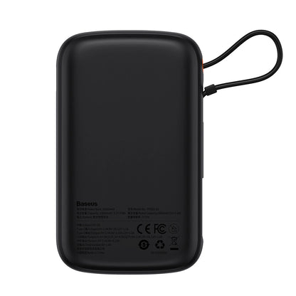 Powerbank 10000mAh 20W Baseus Qpow Pro Overseas Edition + USB C 3A Cable - Black_9