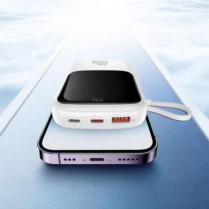Baseus Qpow Digital Display powerbank with fast charging 10000mAh 22.5W QC/PD/SCP/FCP with built-in USB-C cable white_10