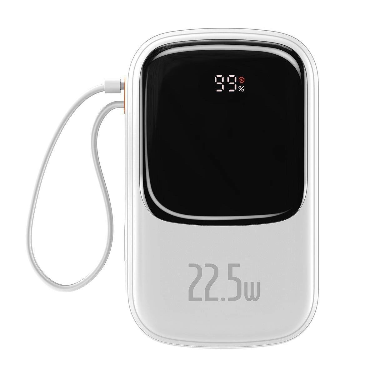 Powerbank Baseus Qpow PRO with cable, 20000mAh, 22.5W (White)_1