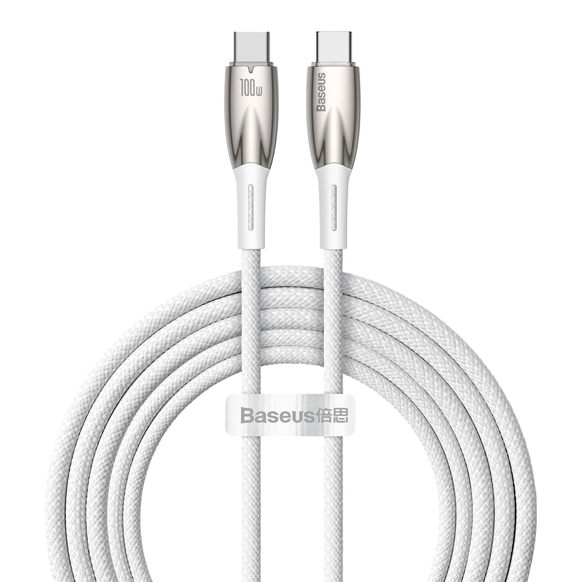 Baseus CADH000802 USB-C - USB-C PD cable 100W 5A 480Mb/s 2m - white_0