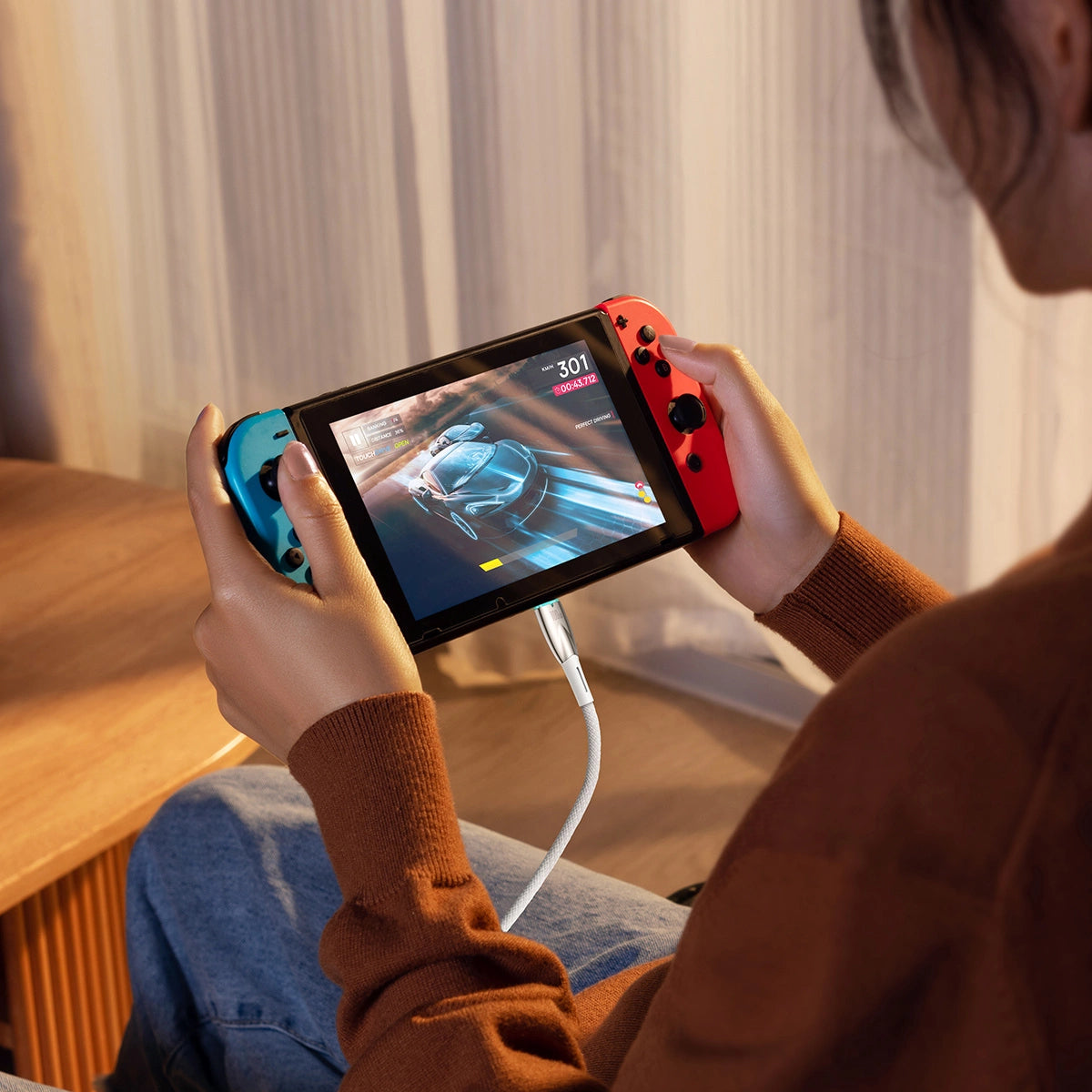 Baseus CADH000802 USB-C - USB-C PD cable 100W 5A 480Mb/s 2m - white_7