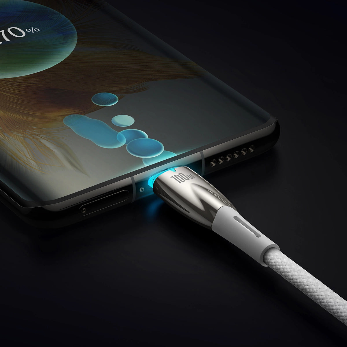 Baseus CADH000802 USB-C - USB-C PD cable 100W 5A 480Mb/s 2m - white_8