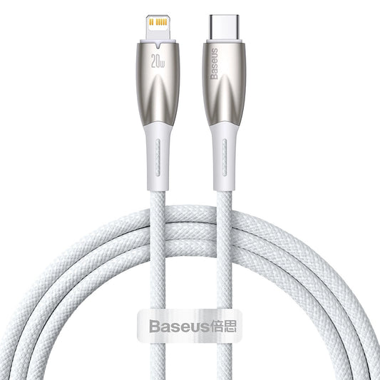 Baseus CADH000002 Lightning - USB-C PD cable 20W 480Mb/s 1m - white_0