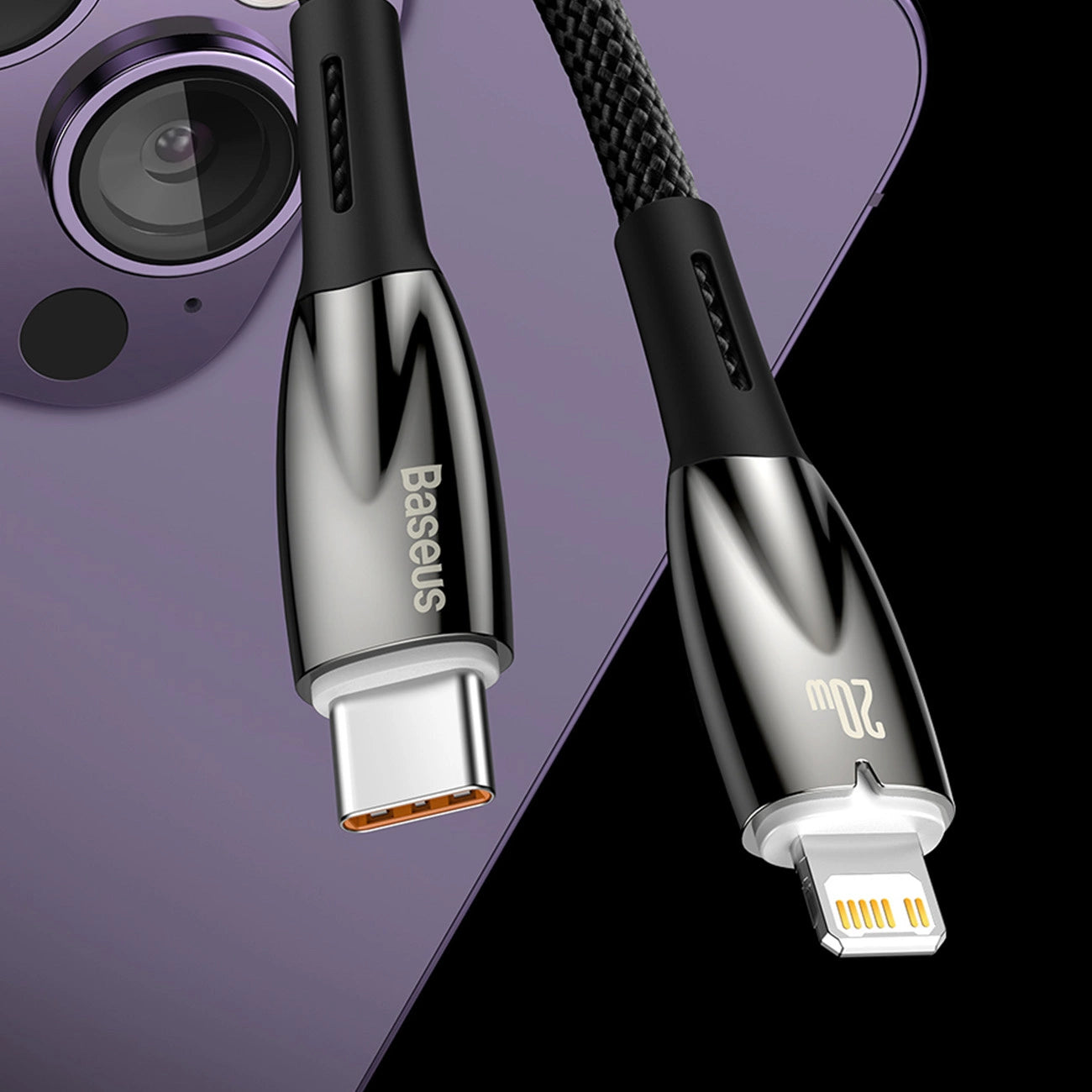 Baseus CADH000002 Lightning - USB-C PD cable 20W 480Mb/s 1m - white_10