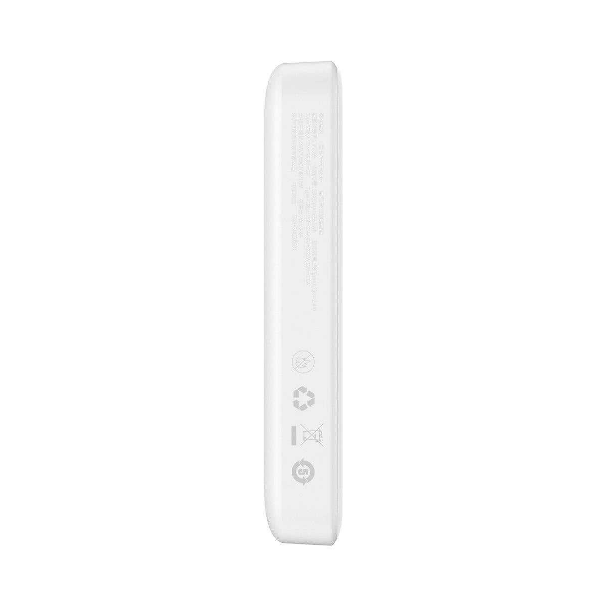 Powerbank Baseus Magnetic, 10000mAh, USB-C 20W, MagSafe (white)_6