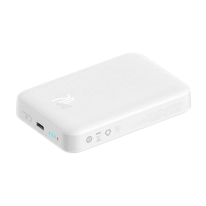 Powerbank Baseus Magnetic, 10000mAh, USB-C 20W, MagSafe (white)_11