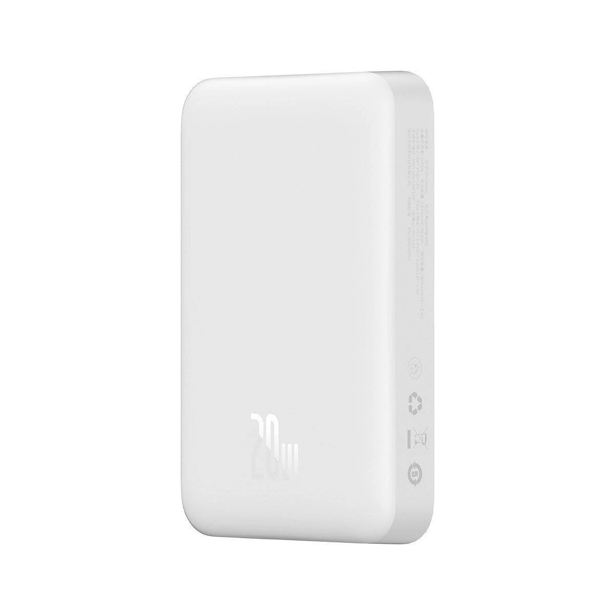 Powerbank Baseus Magnetic, 10000mAh, USB-C 20W, MagSafe (white)_17