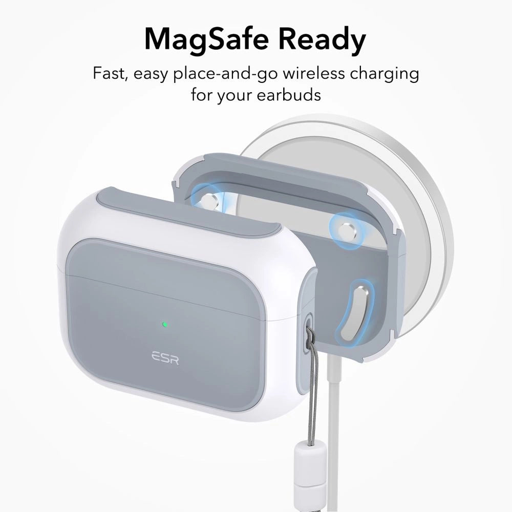 Case ESR Orbit Hybrid for AirPods Pro, Magsafe (white)_2
