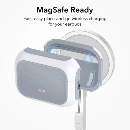 Case ESR Orbit Hybrid for AirPods Pro, Magsafe (white)_2