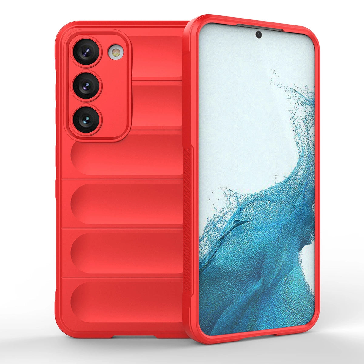 Magic Shield Case for Samsung Galaxy S23+ flexible armored cover red_0