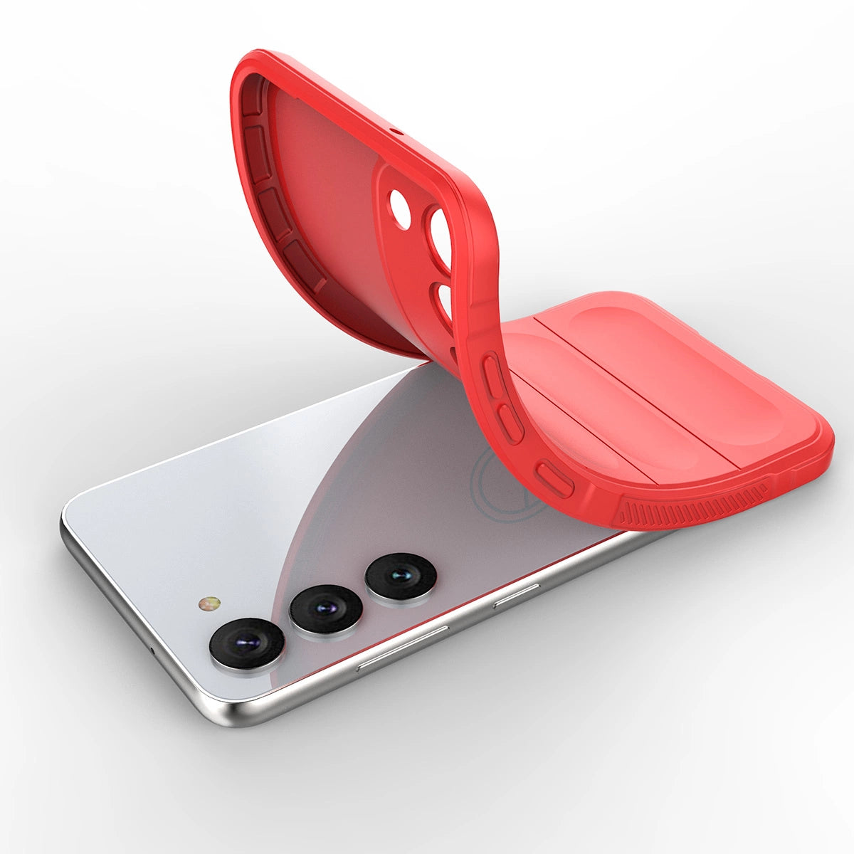 Magic Shield Case for Samsung Galaxy S23+ flexible armored cover red_18