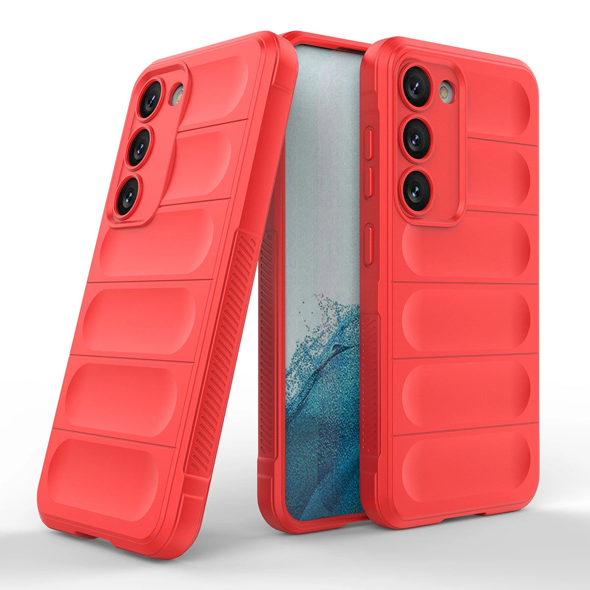 Magic Shield Case for Samsung Galaxy S23+ flexible armored cover red_19