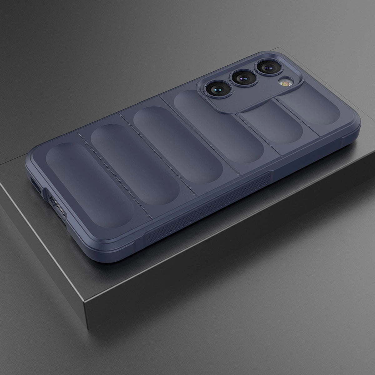 Magic Shield Case for Samsung Galaxy S23+ flexible armored cover blue_16