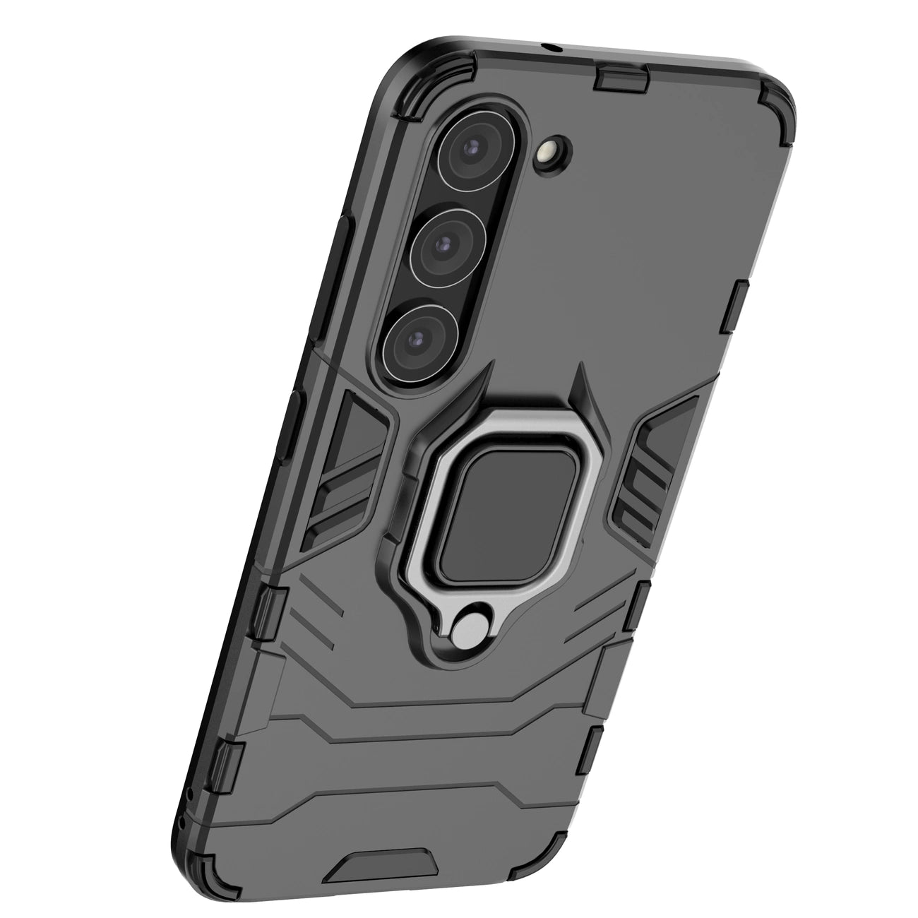 Ring Armor case for Samsung Galaxy S23 armored cover magnetic holder ring black_9