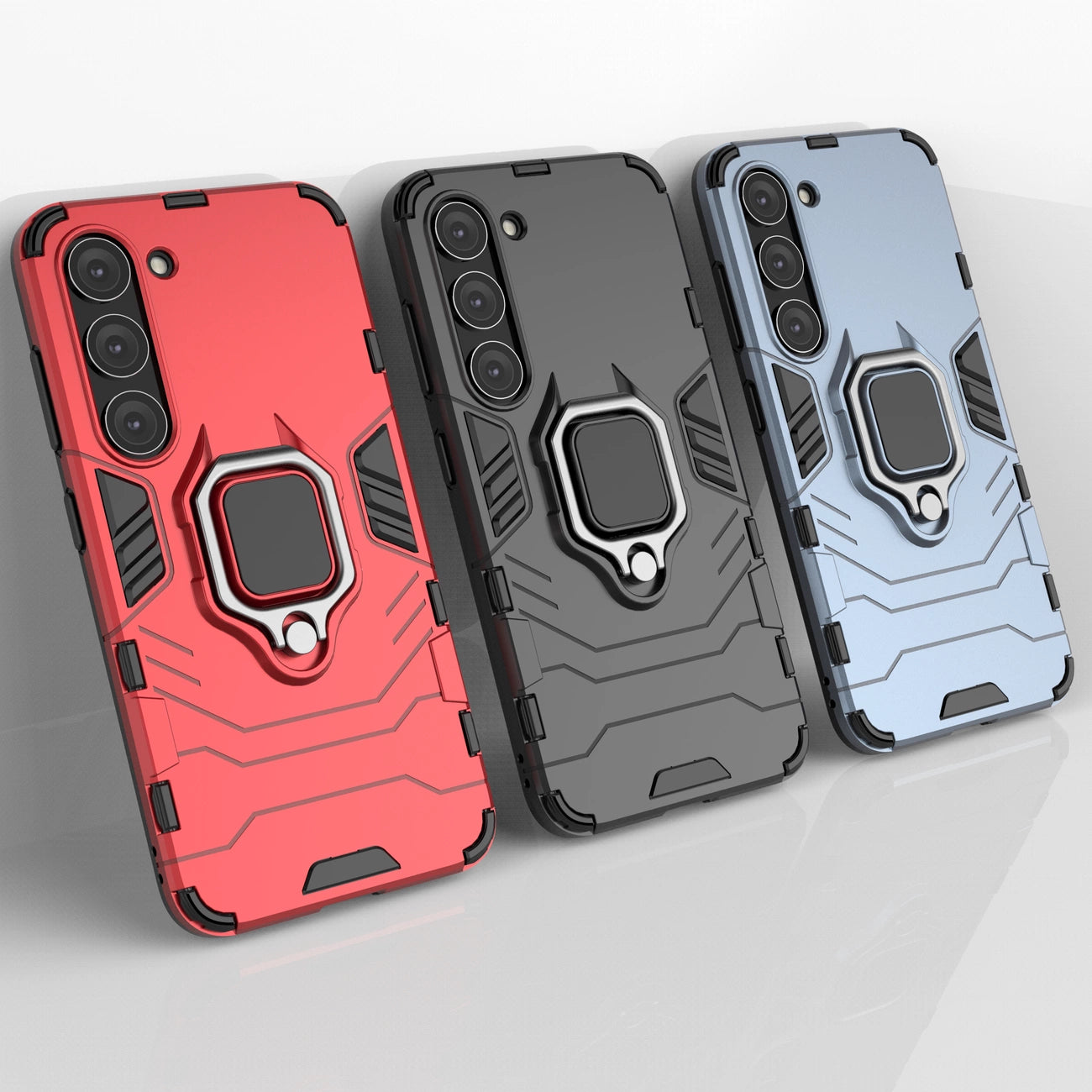 Ring Armor case for Samsung Galaxy S23 armored cover magnetic holder ring black_15