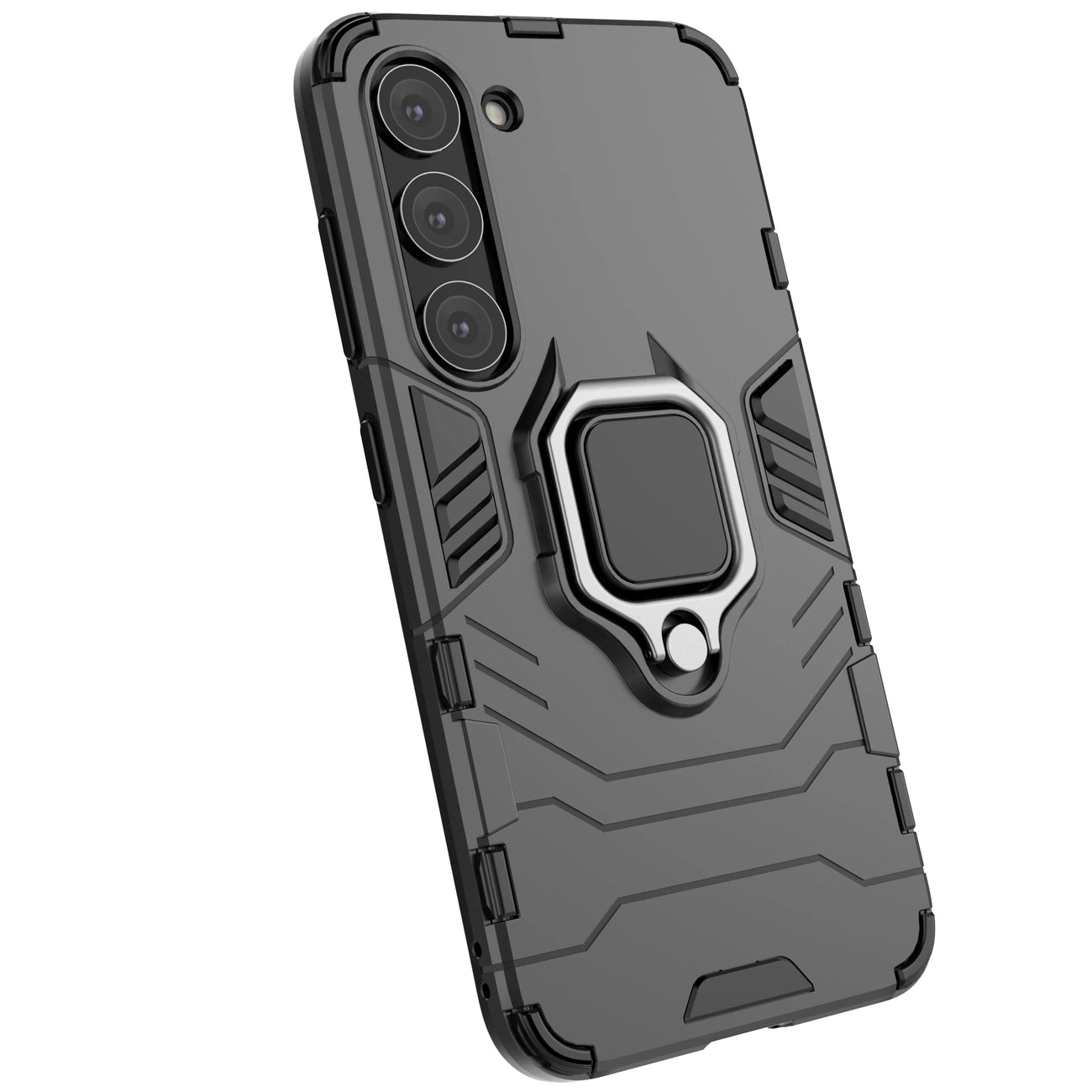 Ring Armor case for Samsung Galaxy S23 armored cover magnetic holder ring black_1