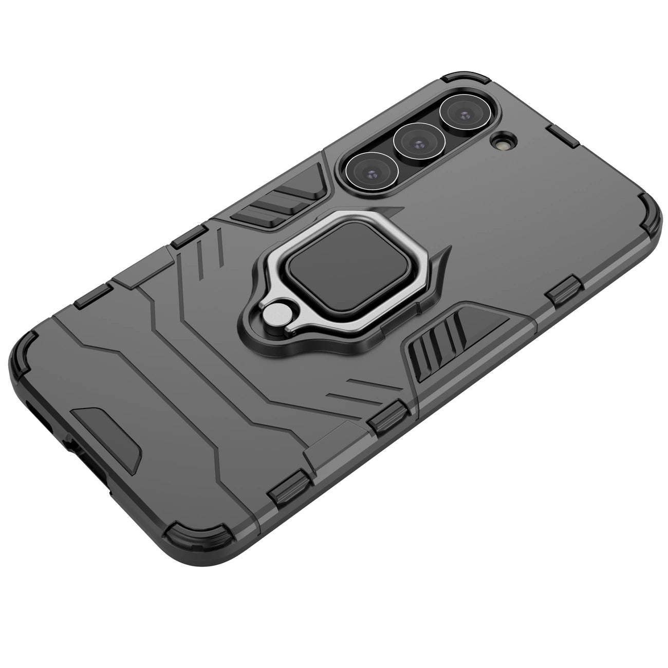 Ring Armor case for Samsung Galaxy S23 armored cover magnetic holder ring black_5