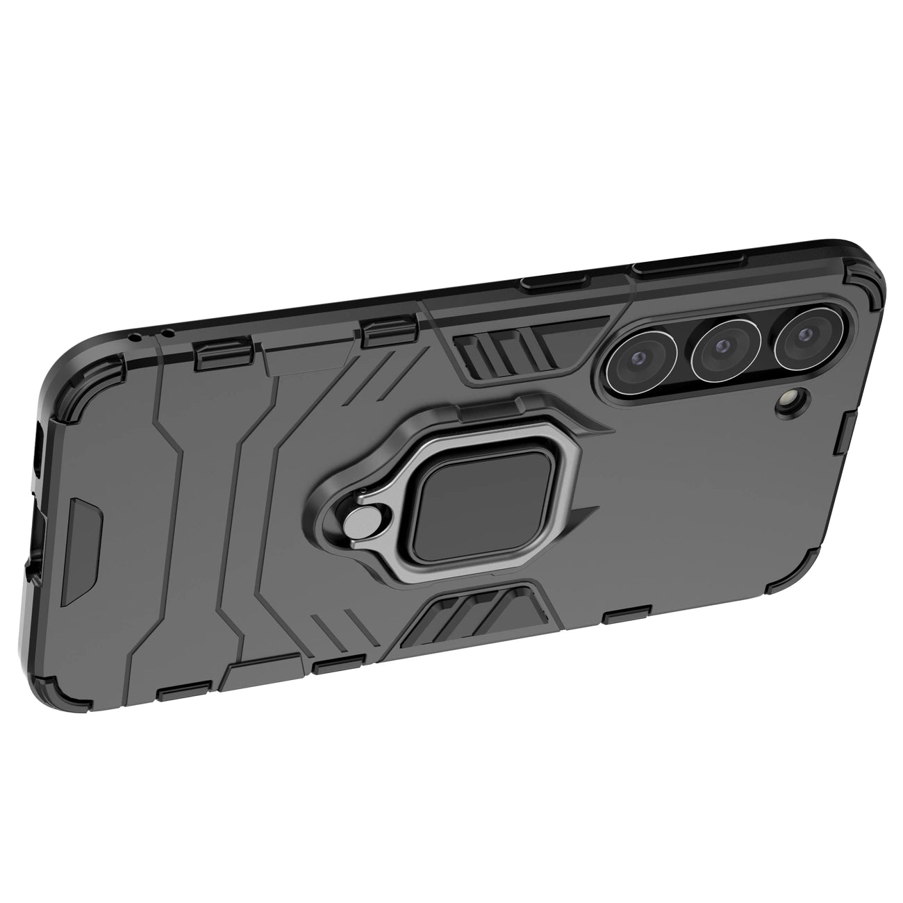 Ring Armor case for Samsung Galaxy S23 armored cover magnetic holder ring black_6